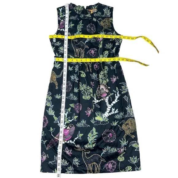 Tory Burch Silk Blend Mini Sheath Dress magical animal print size 6 - Picture 4 of 15